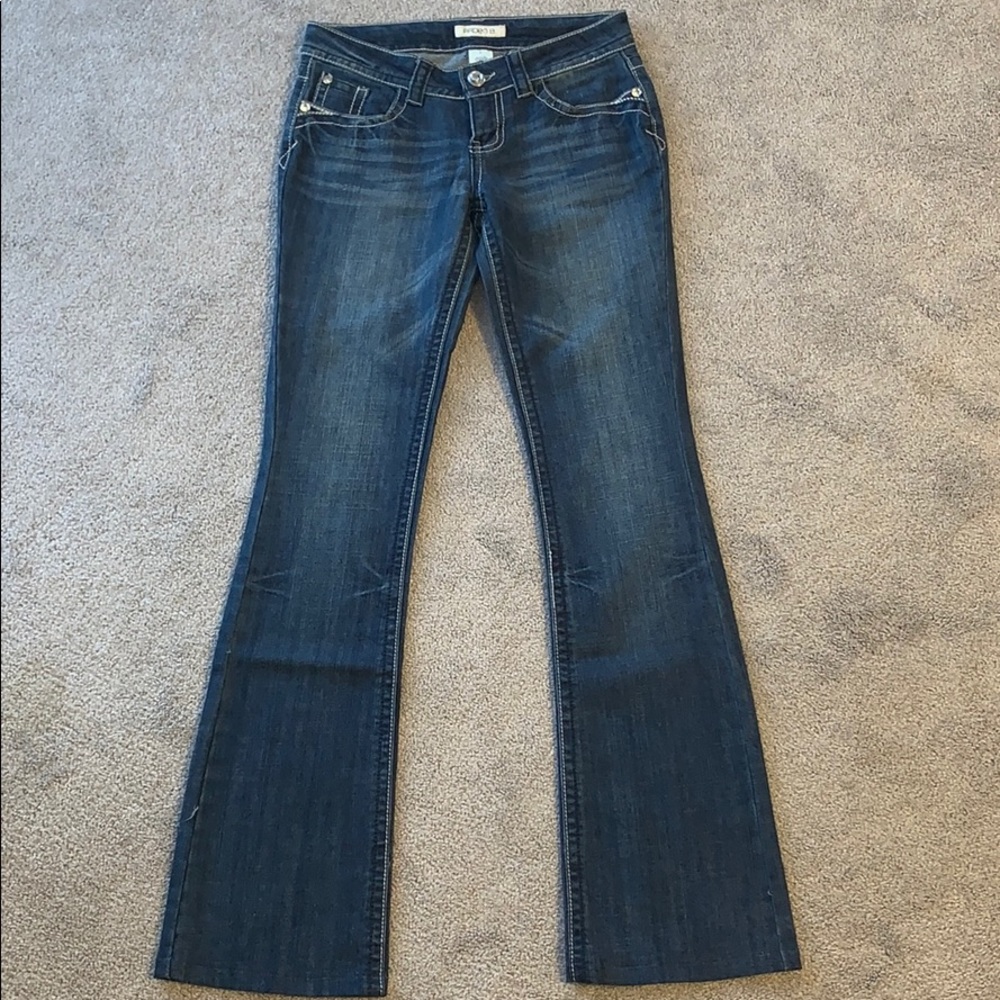 Arden B Boot Cut Dark Blue Jeans